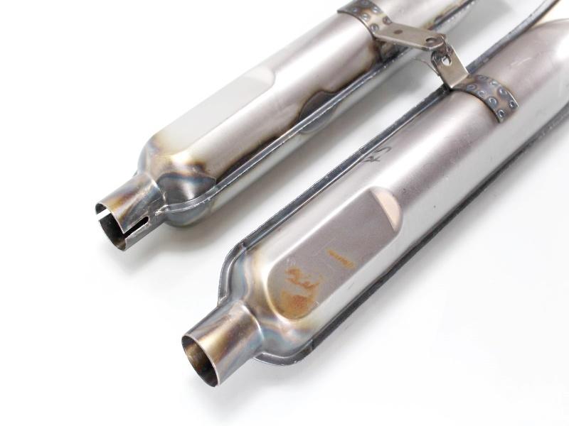 Auspufftöpfe, Auspufftopf (L+R) BMW R5 Motorrad, Rohzustand – Bild 5
