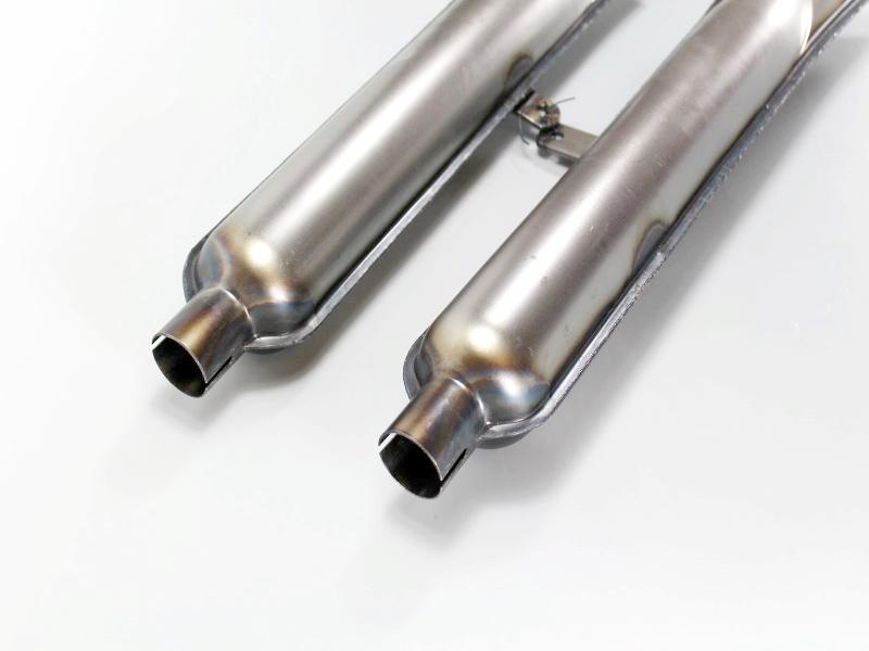 Auspufftöpfe, Auspufftopf (L+R) BMW R5 Motorrad, Rohzustand – Bild 8