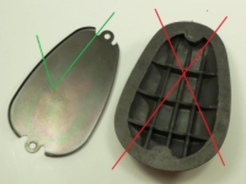 Unterlegblech für Kniekissen links – EMW / BMW R35, R4, R12 – Bild 3