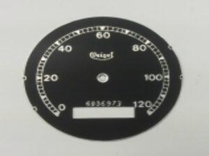 Zifferblatt für Tachometer Veigel BMW - bis 120km,  Ver. 2