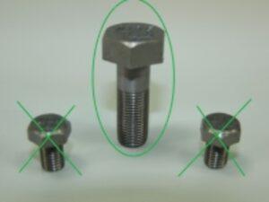 Befestigungsschraube M10 x 28 DIN 931 für DKW NZ250, NZ350, NZ500