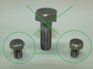 Befestigungsschrauben M7 x 10 DIN 933 für DKW NZ250, NZ350, NZ500