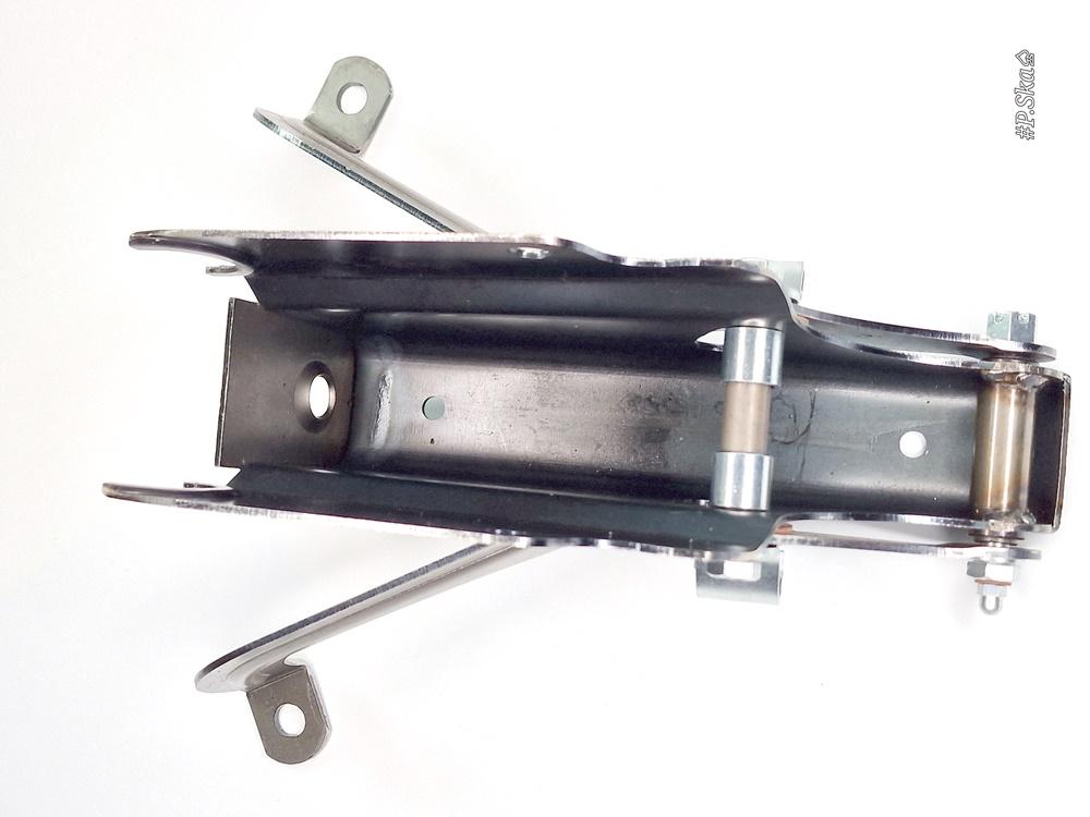 Sattelblock mit Schwingbügel Satz zum PAGUSA Fahrersitz DKW 350NZ, 350/1, IZ49, IZ350, Rohzustzand ! – Bild 7