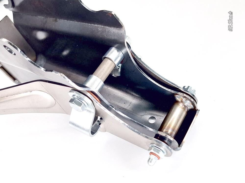 Sattelblock mit Schwingbügel Satz zum PAGUSA Fahrersitz DKW 350NZ, 350/1, IZ49, IZ350, Rohzustzand ! – Bild 3