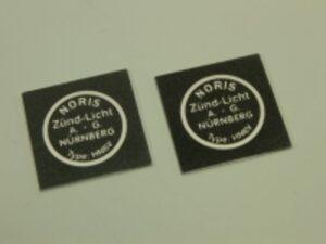 Typenschild für Noris Hupe HN6V
