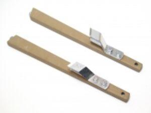 2x Stütze (Strebe) für Gepäcktaschenhalter für Zündapp KS600, 500, 800 WH