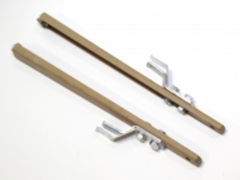 2x Stütze (Strebe) für Gepäcktaschenhalter für Zündapp KS600, 500, 800 WH – Bild 2