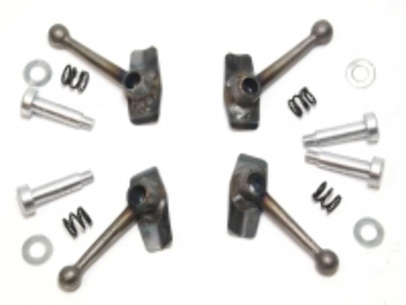 4x Drehknebel für Packtaschenhalterung M8 für DKW, Zündapp, BMW Motorräder