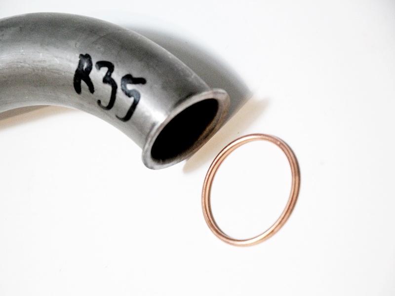 1 Stück Krümmer Dichtung Kupferring passend für BMW R35 , R- 35 49x43 mm – Bild 2