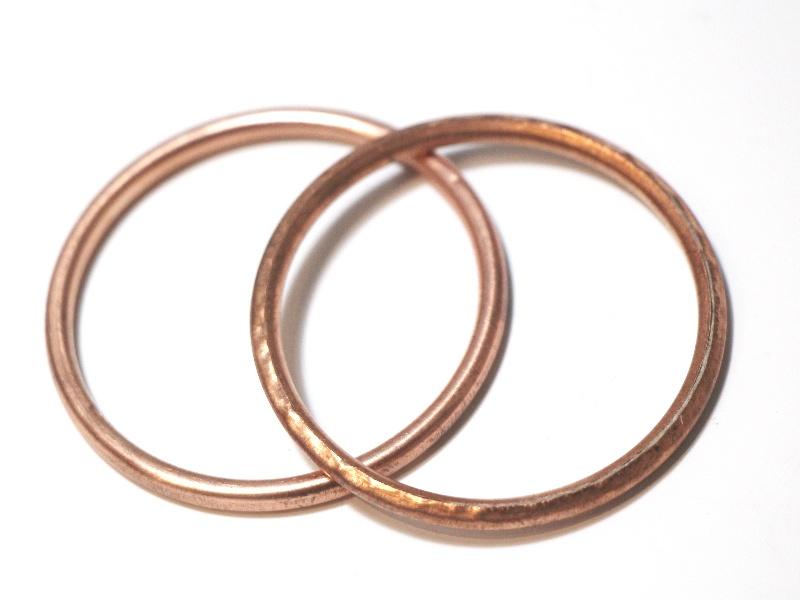 1 Stück Krümmer Dichtung Kupferring passend für BMW R35 , R- 35 49x43 mm – Bild 3