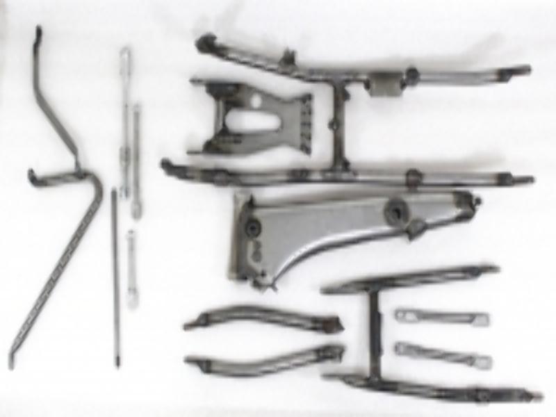 Rahmen - Rahmenteile & Schutzbügel & 4 Schrauben für BMW R75 Motorrad – Bild 16