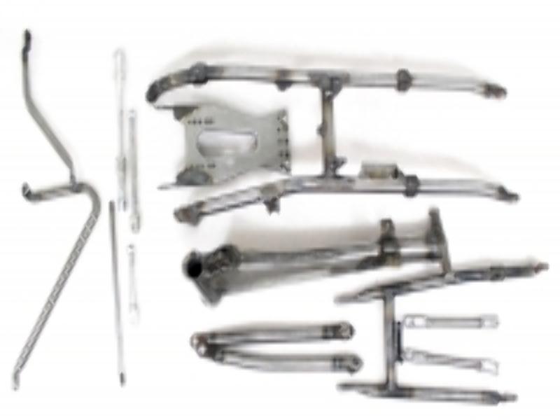 Rahmen - Rahmenteile & Schutzbügel & 4 Schrauben für BMW R75 Motorrad – Bild 18