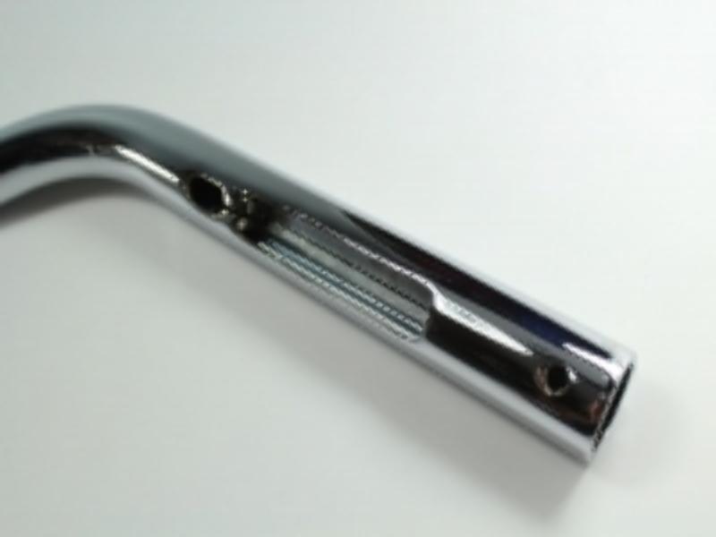 Lenker - Lenkerrohr Zündapp DB200 ,DB250, DBK200, DBK250, KK250, KK350, DL200 verchromt – Bild 3