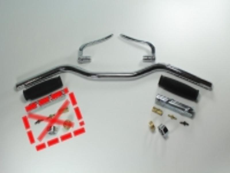 Lenker Kompletter Satz Zündapp DB200 ,DB250, DBK200, DBK250, KK250, KK350, DL200 - VERCHROMT Drehgriff RECHTS