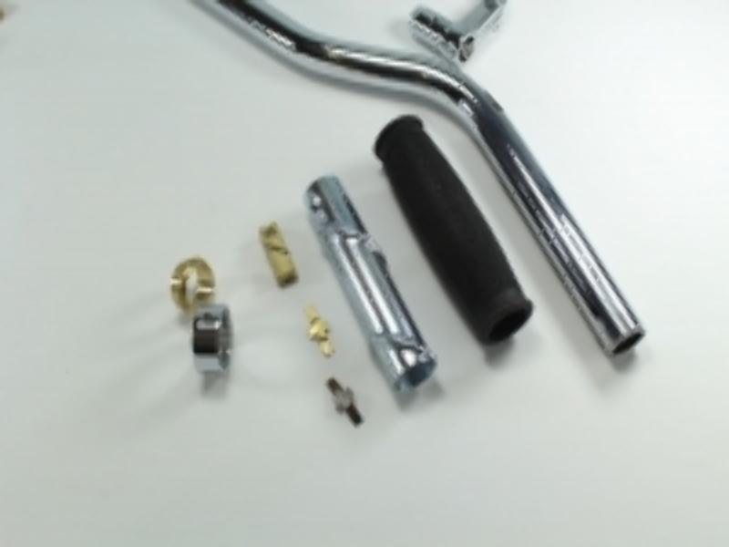Lenker Kompletter Satz Zündapp DB200 ,DB250, DBK200, DBK250, KK250, KK350, DL200 - VERCHROMT Drehgriff RECHTS – Bild 3