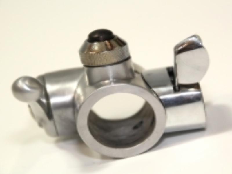 Zündungsverstellhebel u. Hupenknopf u. Lichtumschalter 25mm für BMW R12, R35, R71 Motorräder (Alu / Cr.) – Bild 2