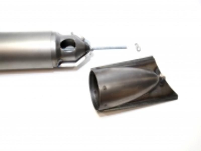 Auspufftöpfe L+R f.DKW 350 NZ, 350/1, "EBERSBÄCHER", 2-Tlg. Endstück "glatt" – Bild 7