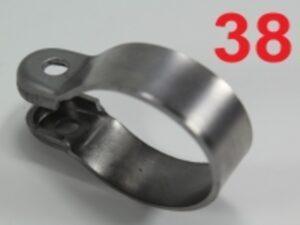 Krümmerschelle - Auspuffschelle BMW , NSU OSL 38 mm (36-38mm) neu Repro