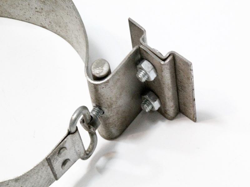 Gasmaskenhalter für DKW NZ 350-1, 350/1, neu , roh, WH Gespann – Bild 4