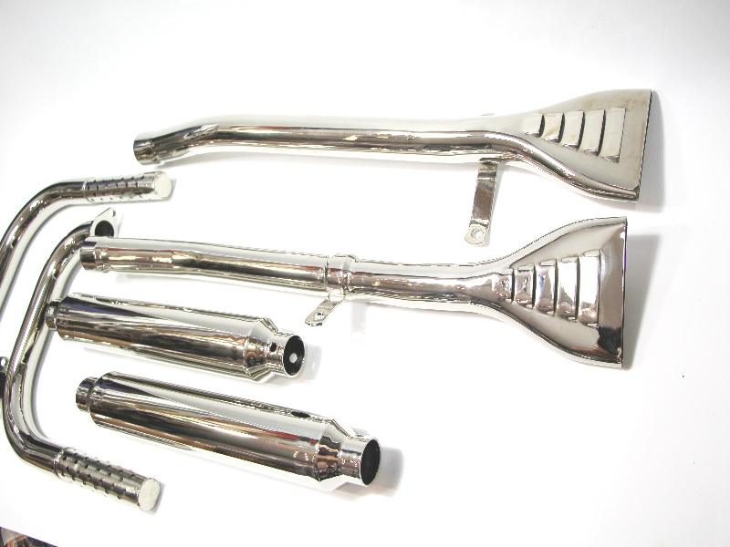Auspuffanlage BMW R42 R52 R62 vernickelt – Bild 6
