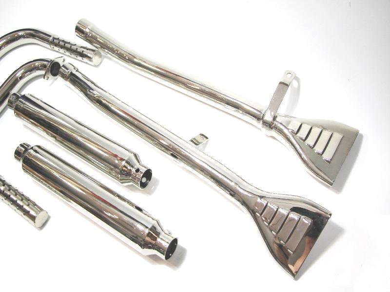 Auspuffanlage BMW R42 R52 R62 vernickelt – Bild 7