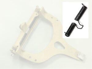 Feder - Zugfeder für Seitenwagen / Gepäckträger Packtaschenhalter BMW R75, KS600, KS750 schwarz verzinkt