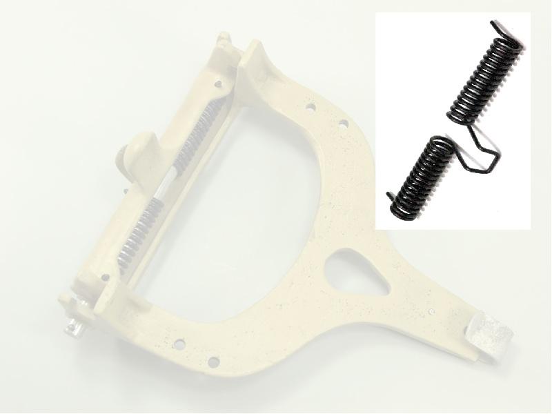 Feder - Zugfeder für Seitenwagen / Gepäckträger Packtaschenhalter BMW R75, KS600, KS750 schwarz verzinkt