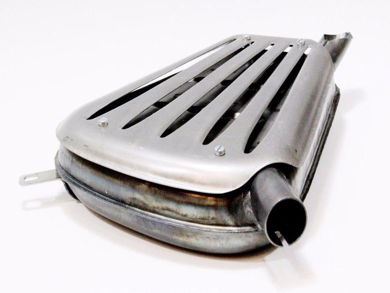 Auspufftopf mit Warmschutz Gitter passend für ZÜNDAPP KS750 Motorräder Wehrmachtsgespann – Bild 2