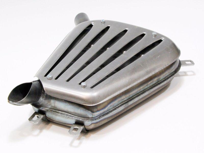 Auspufftopf mit Warmschutz Gitter passend für ZÜNDAPP KS750 Motorräder Wehrmachtsgespann – Bild 3