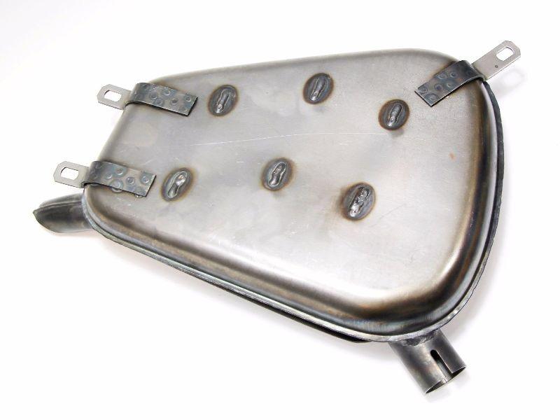 Auspufftopf mit Warmschutz Gitter passend für ZÜNDAPP KS750 Motorräder Wehrmachtsgespann – Bild 4