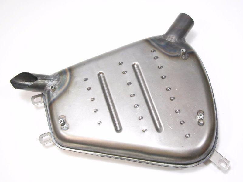 Auspufftopf mit Warmschutz Gitter passend für ZÜNDAPP KS750 Motorräder Wehrmachtsgespann – Bild 5