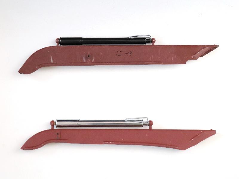 Motorrad Luftpumpe verchromt für DKW NZ 250/350, SB, KM200 – Nachbau – Bild 2