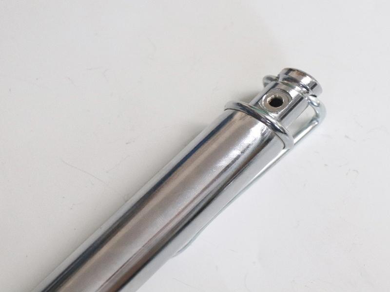 Motorrad Luftpumpe verchromt für DKW NZ 250/350, SB, KM200 – Nachbau – Bild 9