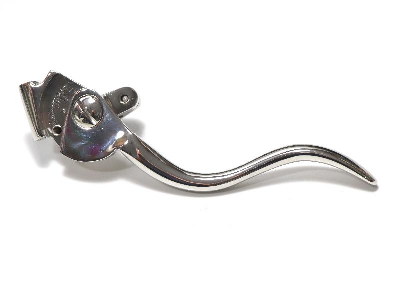 Außenzughebel Dekompressionshebel TRIUMPH, HOREX, ARDIE, D-RAD, Nachbau, vernickelt, 24-25mm – Bild 5