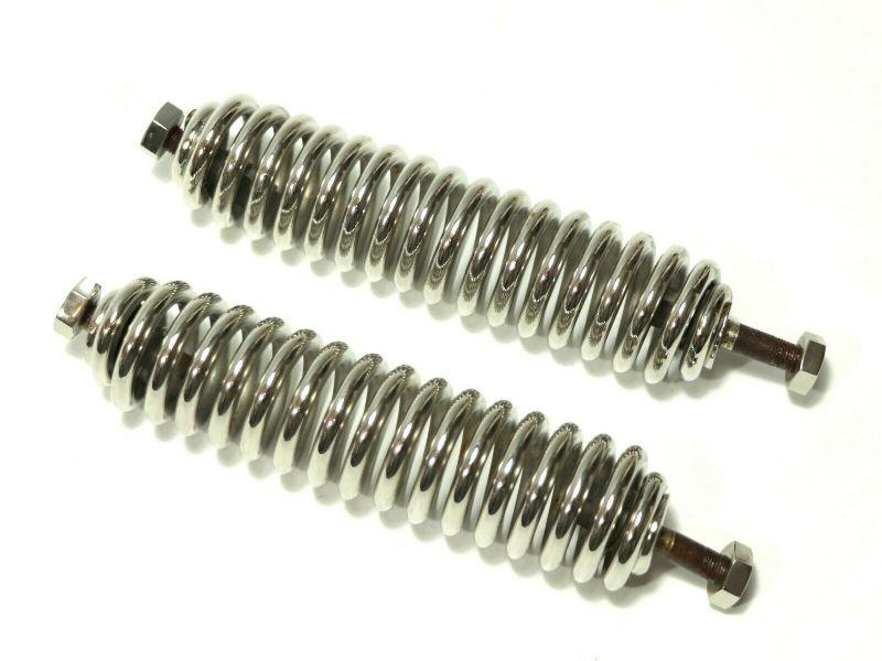 2x Druckfeder (1 Paar) für Federgabel NSU 501 T , TS, verchromt, neu, Nachbau – Bild 2