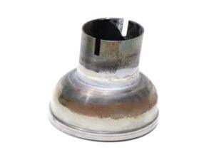 Vorderteil für Auspufftopf D=40/80mm (mit Gewinde & Dichtschnur), DKW, BMW, NSU, ZÜNDAPP,roh, Rohzustand
