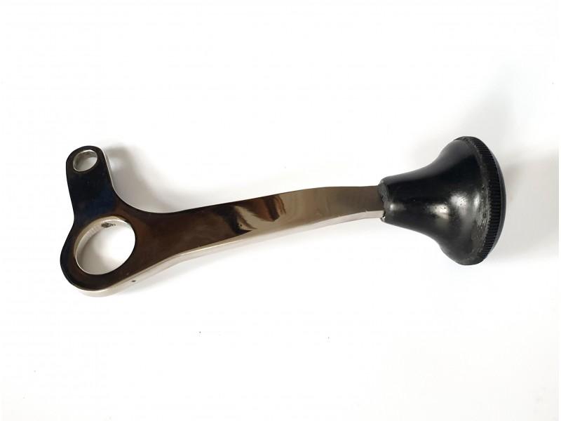 Schalthebel mit Schaltgriff für DKW 350 NZ, 350/1 NZ Edelstahl – Bild 2