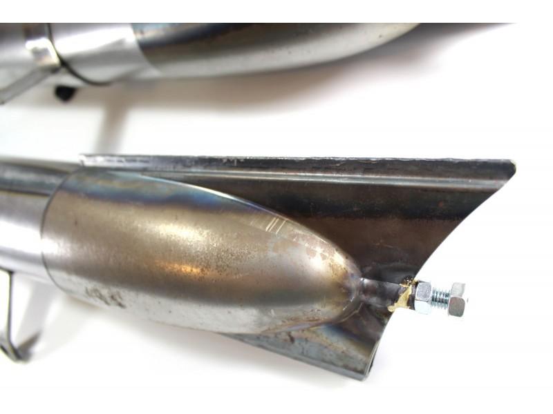 Auspufftöpfe, Auspufftopf (L+R) DKW 250NZ, 250 SB Motorräder – Bild 2