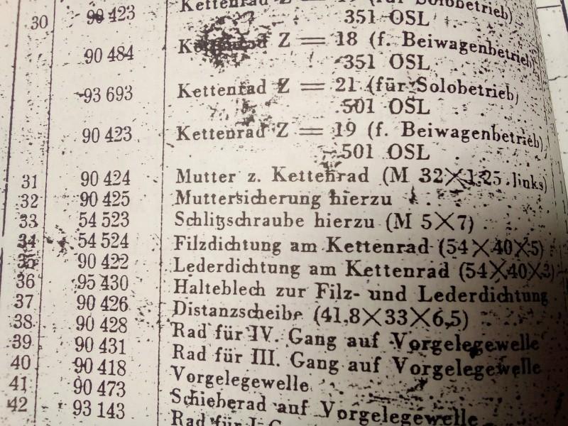 Filzring - Filzdichtung am Kettenrad 54524 (34) für NSU 501 OSL, 54x40x5mm – Bild 4