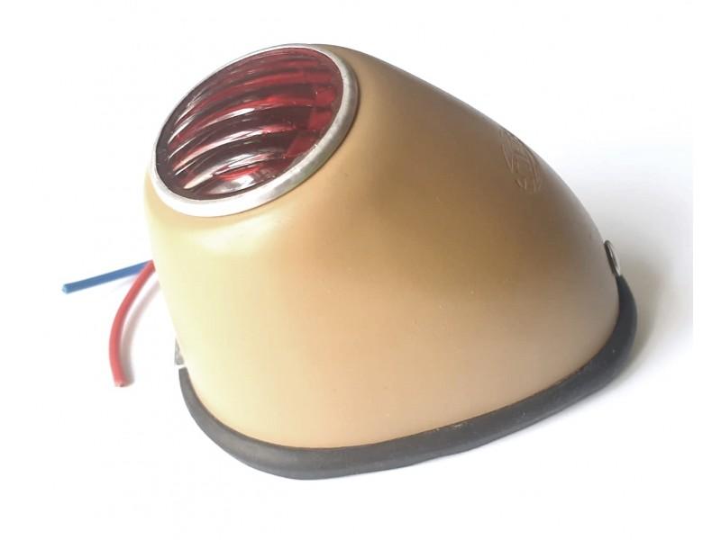 Rücklicht für Seitenwagen beige (Seiten Ausgang für Kabel) HELLA für BMW, ZÜNDAPP , NSU, DKW NZ Motorräder Nachbau (EU) – Bild 2