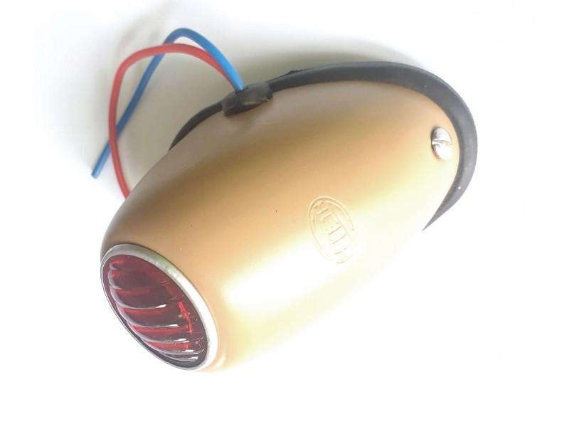 Rücklicht für Seitenwagen beige (Seiten Ausgang für Kabel) HELLA für BMW, ZÜNDAPP , NSU, DKW NZ Motorräder Nachbau (EU) – Bild 4