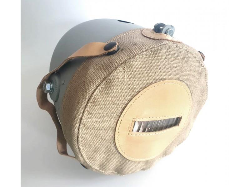 Tarnaufsatz für Scheinwerfer (beige) BMW R75, ZÜNDAPP KS750 WH Motorräder, Nachbau – Bild 2