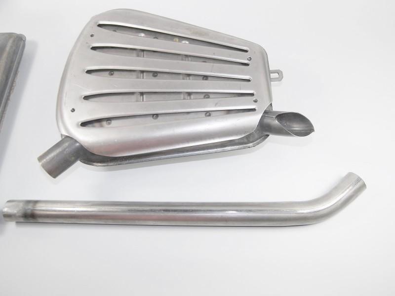 Auspuffanlage Zündapp KS750 4-teilig mit Schutzgitter – Bild 5