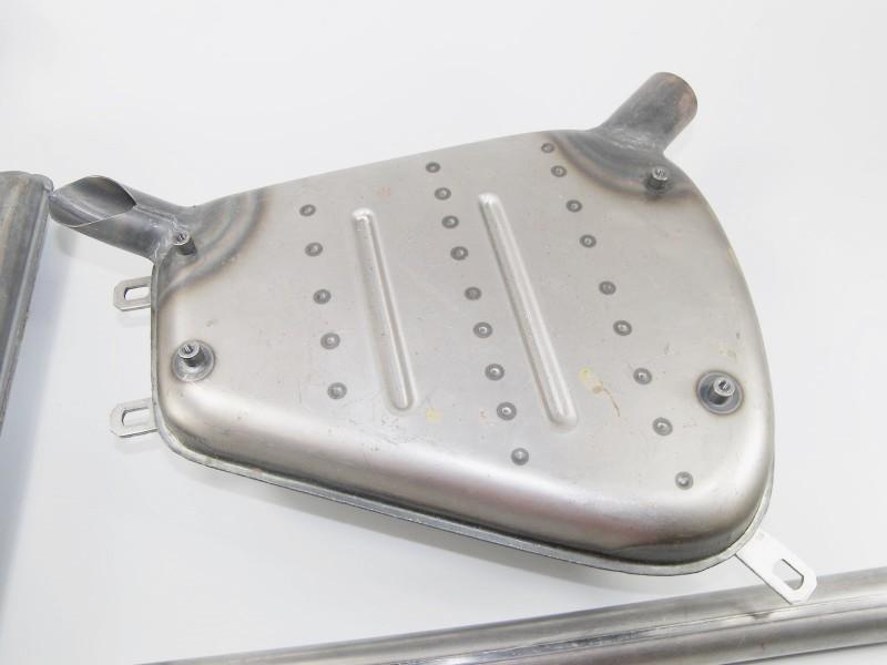 Auspuffanlage Zündapp KS750 4-teilig mit Schutzgitter – Bild 7