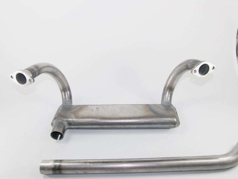 Auspuffanlage Zündapp KS750 4-teilig mit Schutzgitter – Bild 9