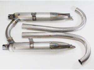 Auspuffanlage / Auspuff für DKW 500 SB Motorrad, Rohzustand, NEU