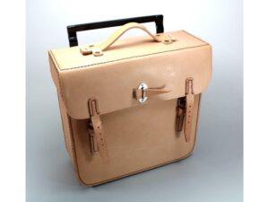 Packtasche aus Leder Naturfarbe für DKW BMW, ZÜNDAPP, NSU OSL, WH 2 WK Wehrmachtsgespann