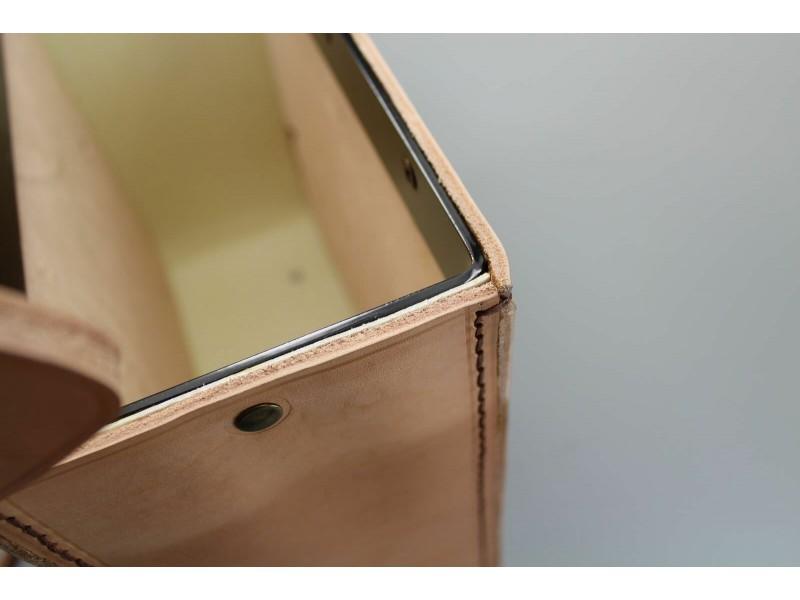 Packtasche aus Leder Naturfarbe für DKW BMW, ZÜNDAPP, NSU OSL, WH 2 WK Wehrmachtsgespann – Bild 9