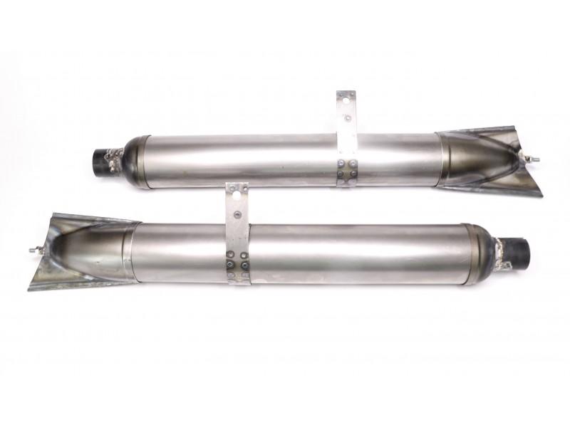 Auspufftöpfe ZÜNDAPP DB200 DB201 DB202 roh (Paar) – Bild 6
