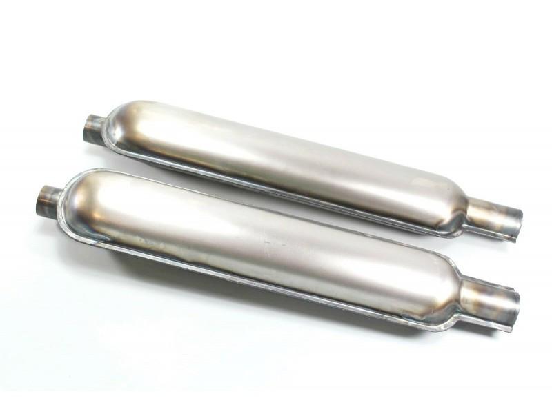 Auspufftöpfe Zündapp KS601, Roh, L+R – Bild 2